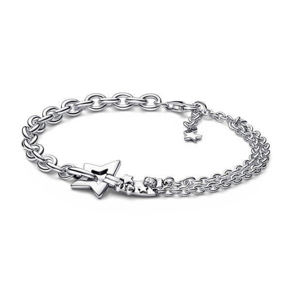 graziella Pandora Shooting Star Double Chain Bracelet