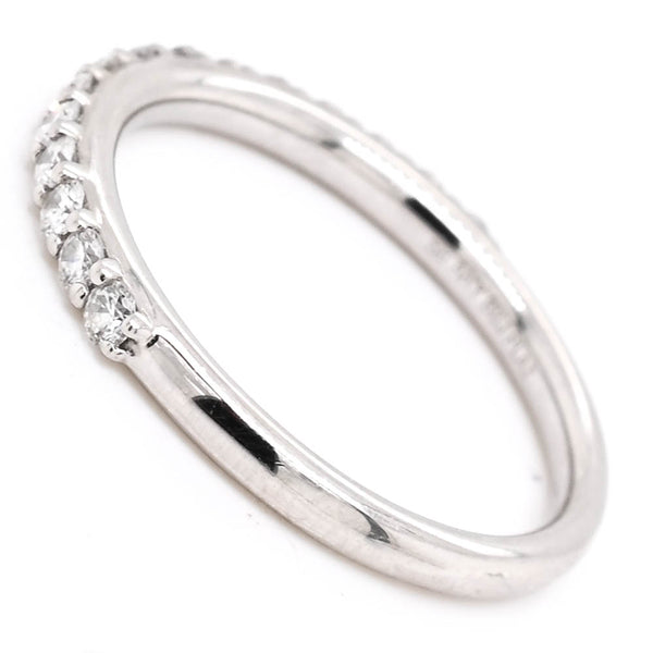 Graziella Platinum 0.30CTW Diamond Claw Set Wedding Band