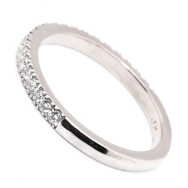 Graziella Platinum 0.30CTW VS-SI F-G Colour Claw Set Diamond Wedding Band