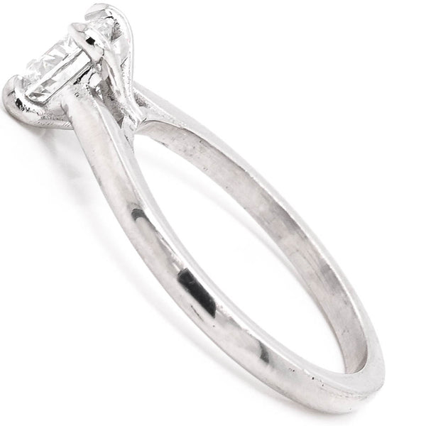 Graziella Platinum 1.00CT Round Brilliant Shape Solitaire Style Engagement Ring