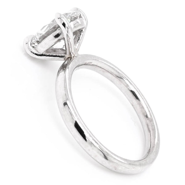 Graziella Platinum 1.29CT Oval Shape Lab Grown Diamond Solitaire Engagement Ring
