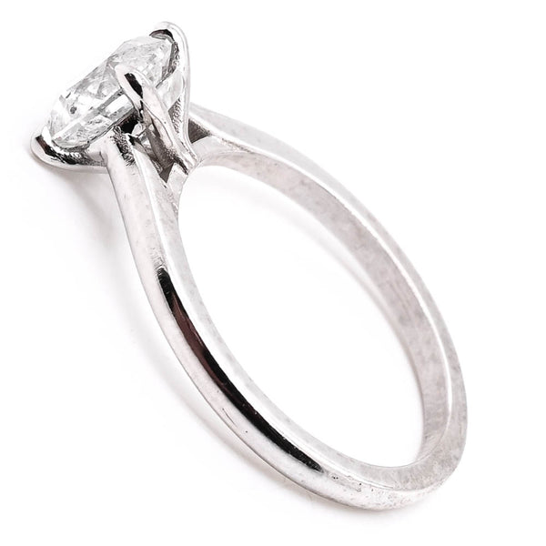 Graziella Platinum White 1.52CT Round Brilliant Diamond Solitaire Engagement Ring