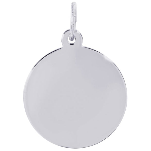 graziella Rembrandt Charms Sterling Silver Disc Charm