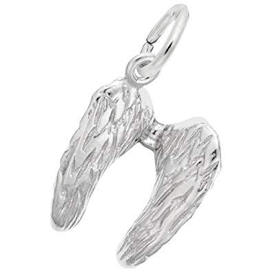 graziella Rembrandt Sterling Silver Angel wings 3D Charm