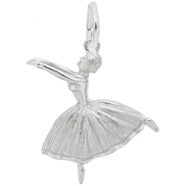 graziella Rembrandt Sterling Silver Ballet Dancer Charm