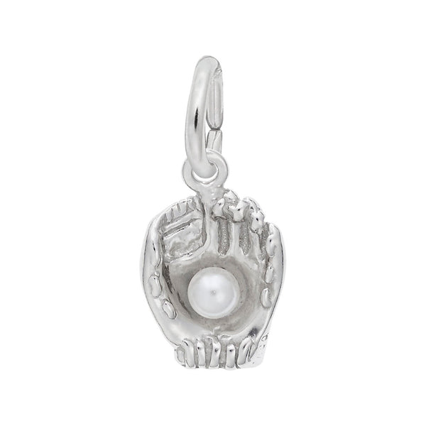 graziella Rembrandt Sterling Silver Baseball Glove Charm