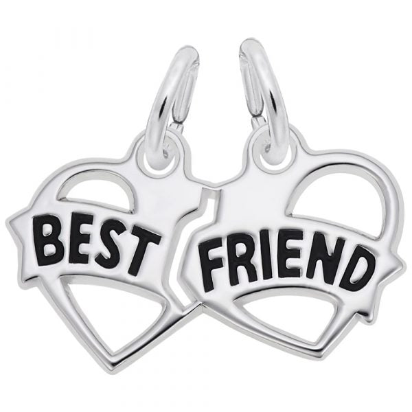 graziella Rembrandt Sterling silver Best Friends Split Apart Charm