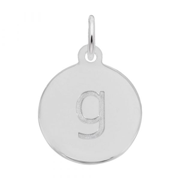 graziella Rembrandt Sterling Silver Block Letter "g" Charm