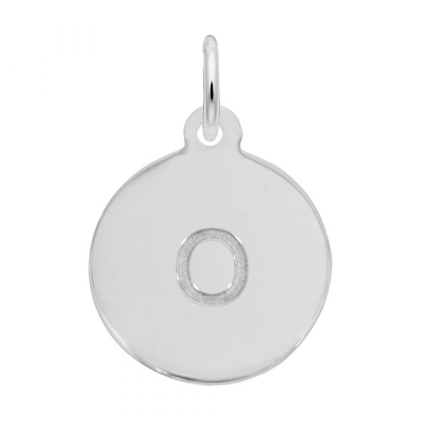 graziella Rembrandt Sterling Silver Block Letter "o" Charm