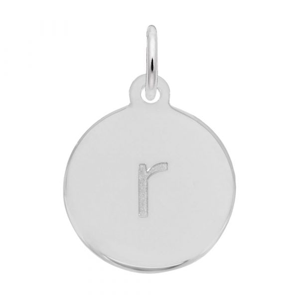 graziella Rembrandt Sterling Silver Block Letter "r" Charm