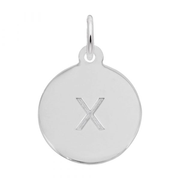 graziella Rembrandt Sterling Silver Block Letter "x" Charm