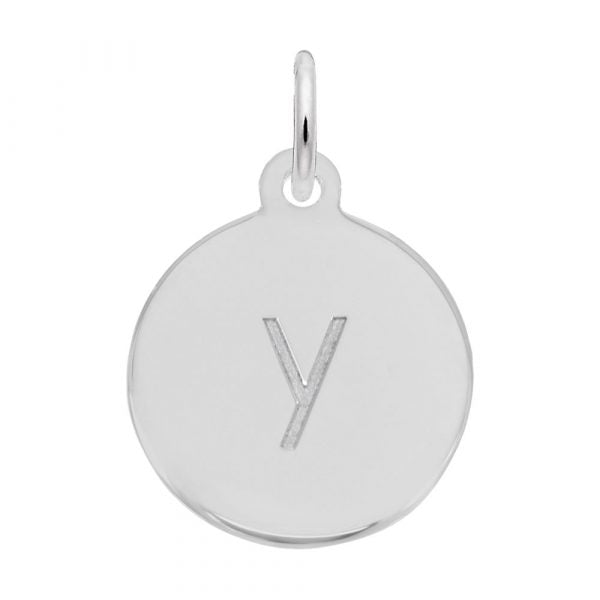 graziella Rembrandt Sterling Silver Block Letter "y" Charm