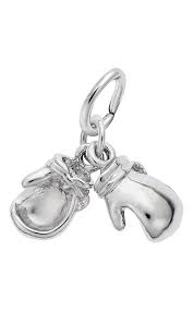 graziella Rembrandt Sterling Silver Boxing Gloves Charm