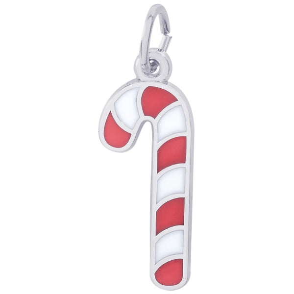 graziella Rembrandt Sterling Silver Candy Cane Charm