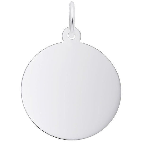 graziella Rembrandt Sterling Silver Classic 19MM Disc Charm