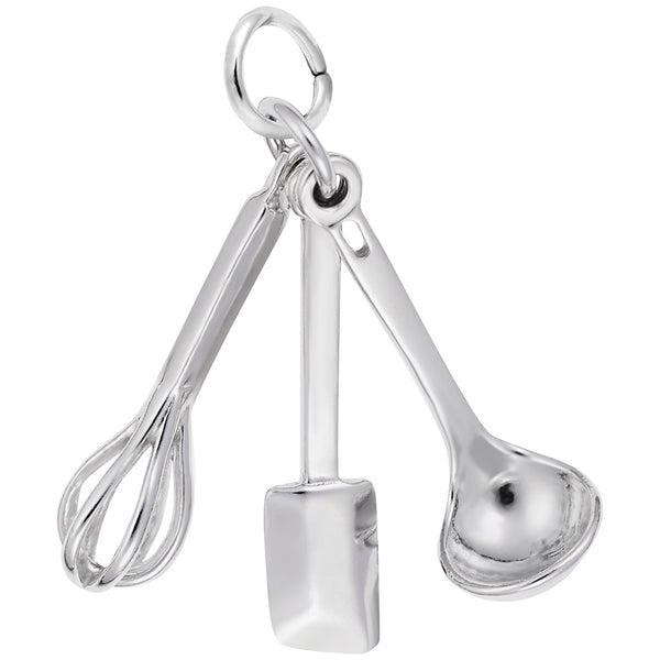 graziella Rembrandt Sterling Silver Cooking Utensils Charm