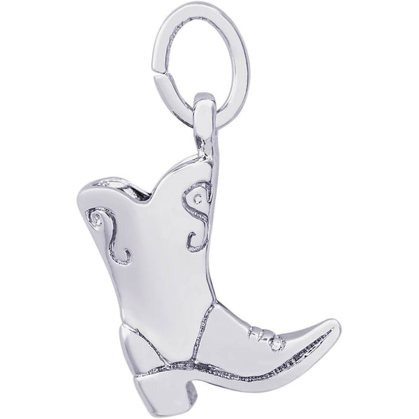 graziella Rembrandt Sterling Silver Cowboy Boot Charm