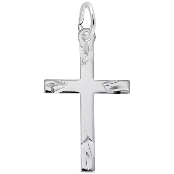 graziella Rembrandt Sterling Silver Cross Medium Charm