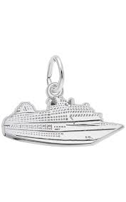 graziella Rembrandt Sterling Silver Cruise Ship Charm