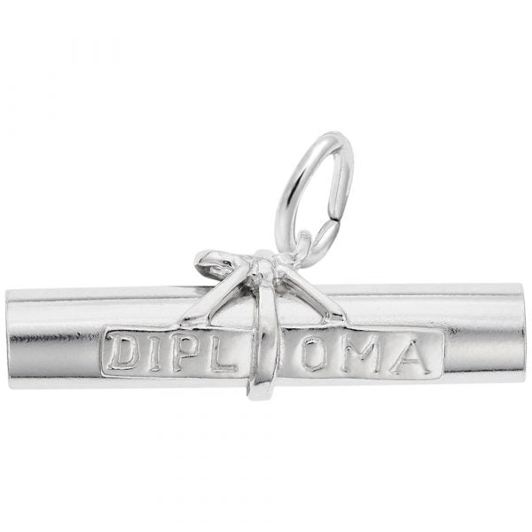 graziella Rembrandt Sterling Silver Diploma/Scroll Charm