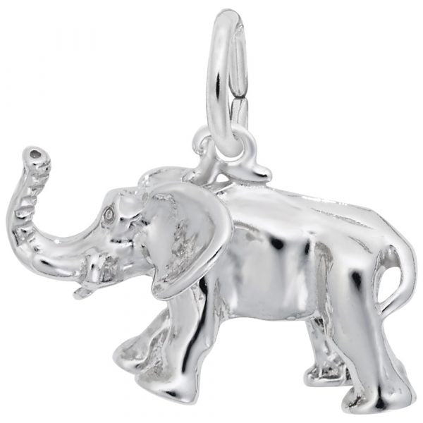 graziella Rembrandt Sterling Silver Elephant Lrg. Charm