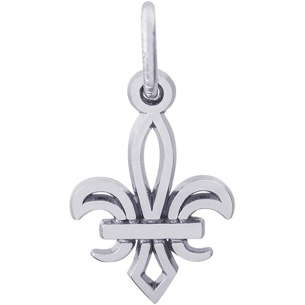 graziella Rembrandt Sterling Silver Fleur de Lis Charm
