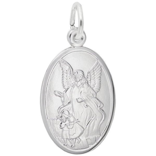 graziella Rembrandt Sterling Silver Gaurdian Angel Charm