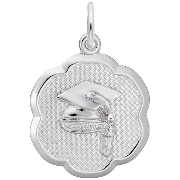 graziella Rembrandt Sterling Silver Graduation Cap Charm