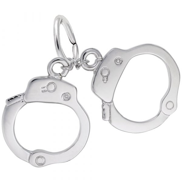 graziella Rembrandt Sterling Silver Handcuffs Charm