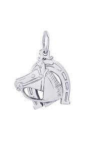 graziella Rembrandt Sterling Silver Horse Head Charm