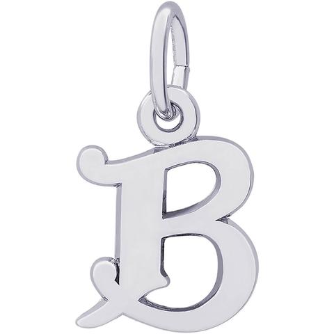 graziella Rembrandt Sterling Silver Initial B charm