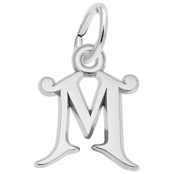 graziella Rembrandt Sterling Silver Initial 'M' Charm