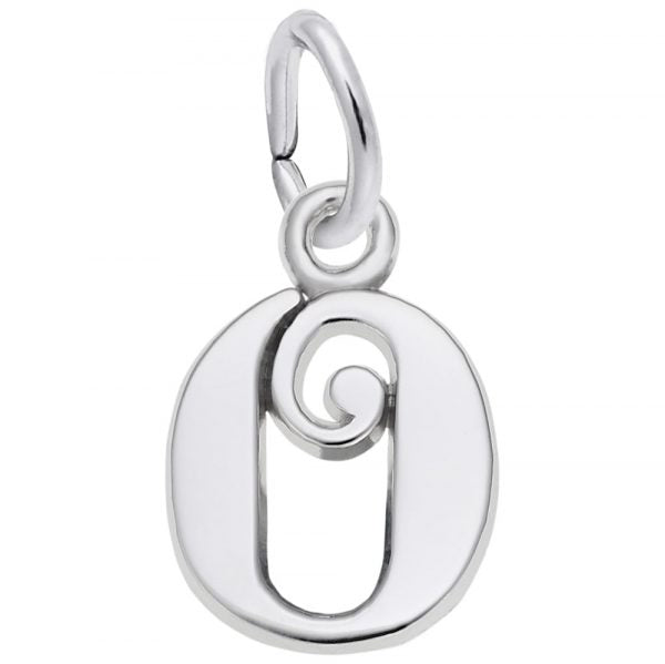 Graziella Rembrandt Sterling Silver Initial 'O' Charm