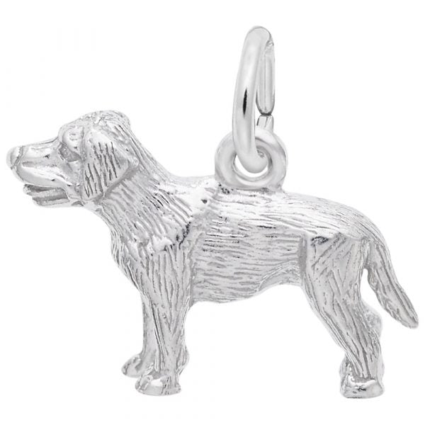 graziella Rembrandt Sterling Silver Labrador Dog Charm