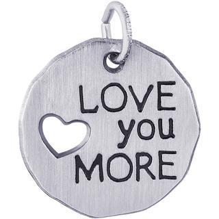 graziella Rembrandt Sterling Silver 'Love Your More' Charm