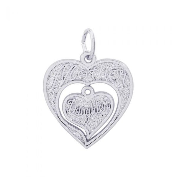 graziella Rembrandt Sterling Silver Mother/Daughter Break Apart Charm