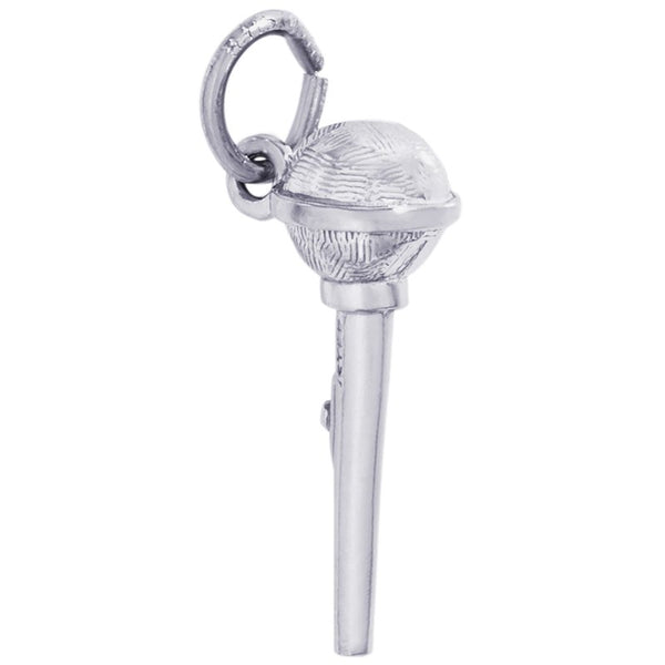 graziella Rembrandt Sterling Silver Music Microphone Charm