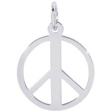 graziella Rembrandt Sterling Silver Peace Symbol Charm