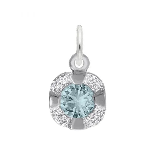 graziella Rembrandt Sterling Silver Petite birthstone Mar