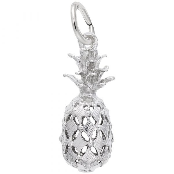graziella Rembrandt Sterling Silver Pineapple Charm