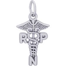 graziella Rembrandt Sterling Silver RPN Caduceus Charm