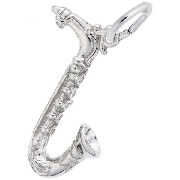 graziella Rembrandt Sterling Silver Saxophone Charm