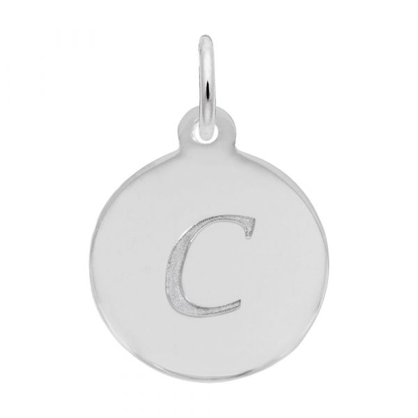 graziella Rembrandt Sterling Silver Script Letter "C' Initial