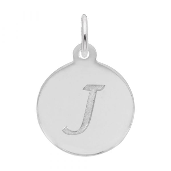 graziella Rembrandt Sterling Silver Script Letter "J" Initial