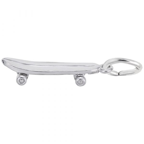 graziella Rembrandt Sterling Silver Skateboard Charm