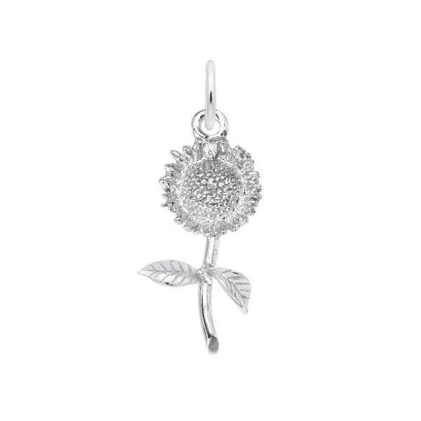 graziella Rembrandt Sterling Silver Small Sunflower Charm