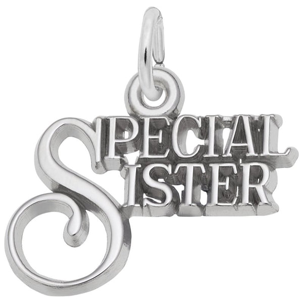 graziella Rembrandt Sterling Silver Special Sister Charm