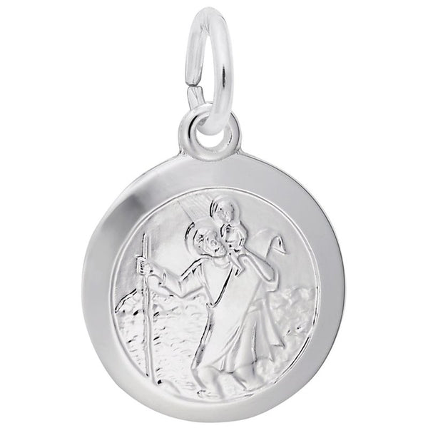 graziella Rembrandt Sterling Silver St. Christopher Charm