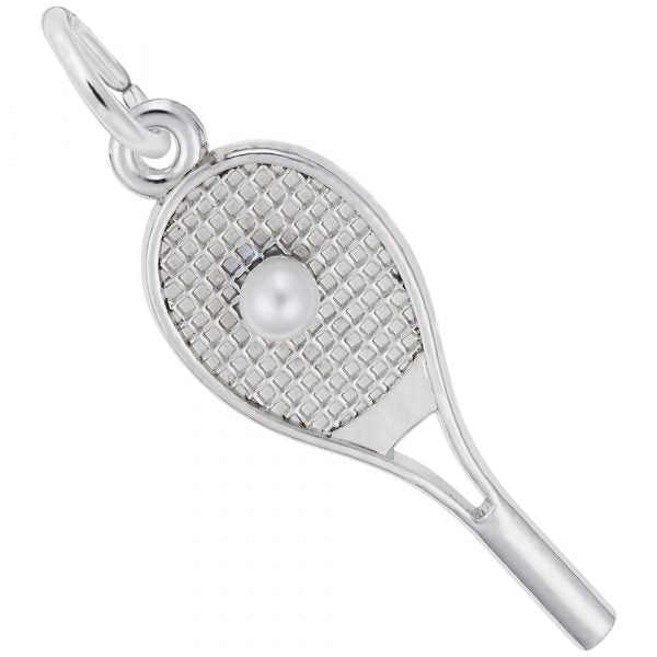 graziella Rembrandt Sterling Silver Tennis Raquet Charm