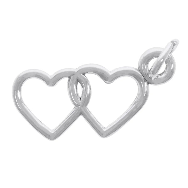 graziella Rembrandt Sterling silver Two Hearts Entwined Medium